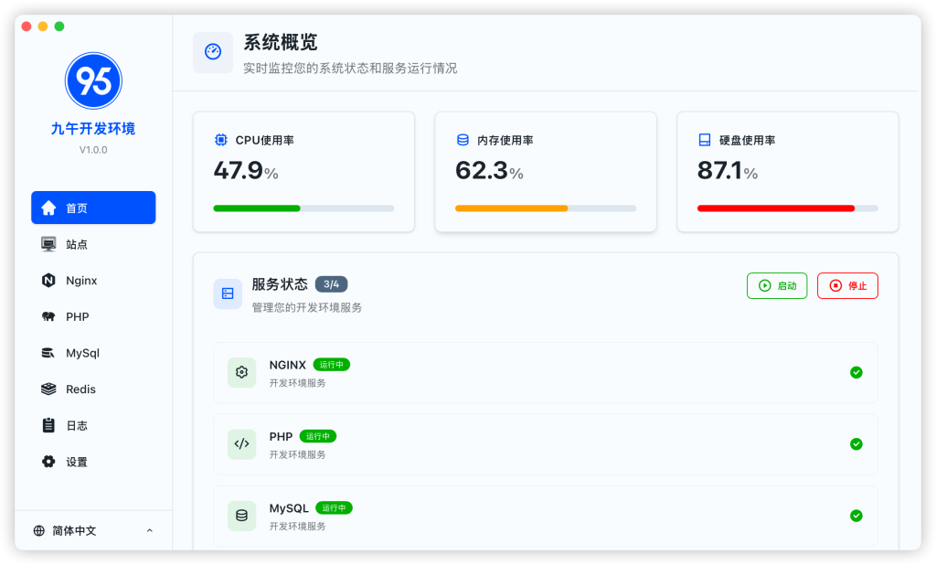 图片[2]-九午开发环境：PHP/MYSQL/NGINX/REDIS环境管理-九午科技